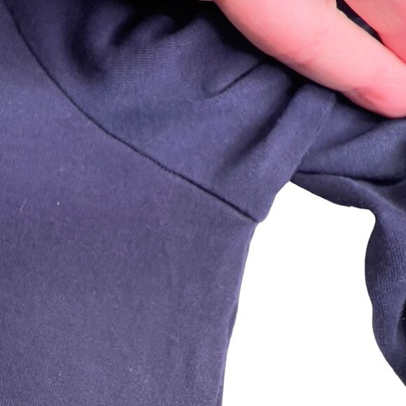 Boden Navy Swiss Dot Peplum Top size 14 - Picture 6 of 14